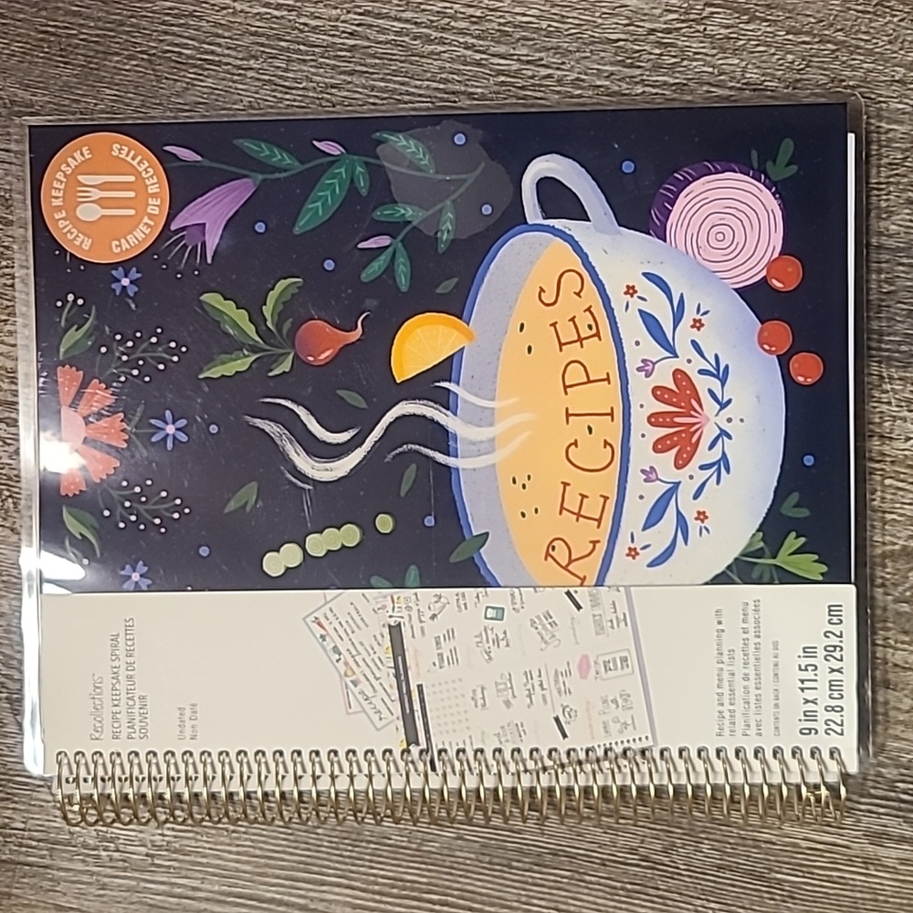Recollections Recipe Keepsake Spiral Book